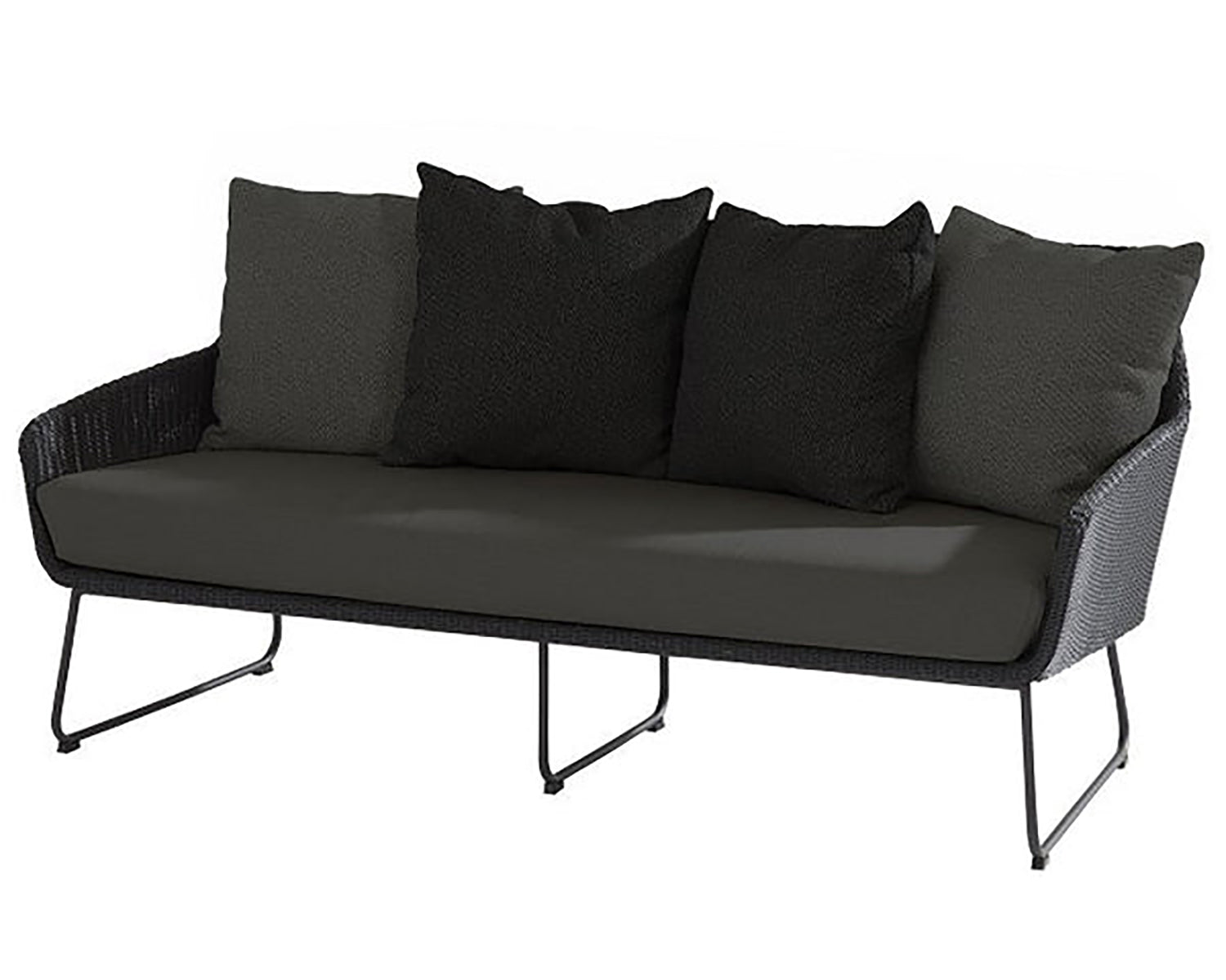 4 Seasons Outdoor Ramblas 2.5m Seater Bench with Cushions