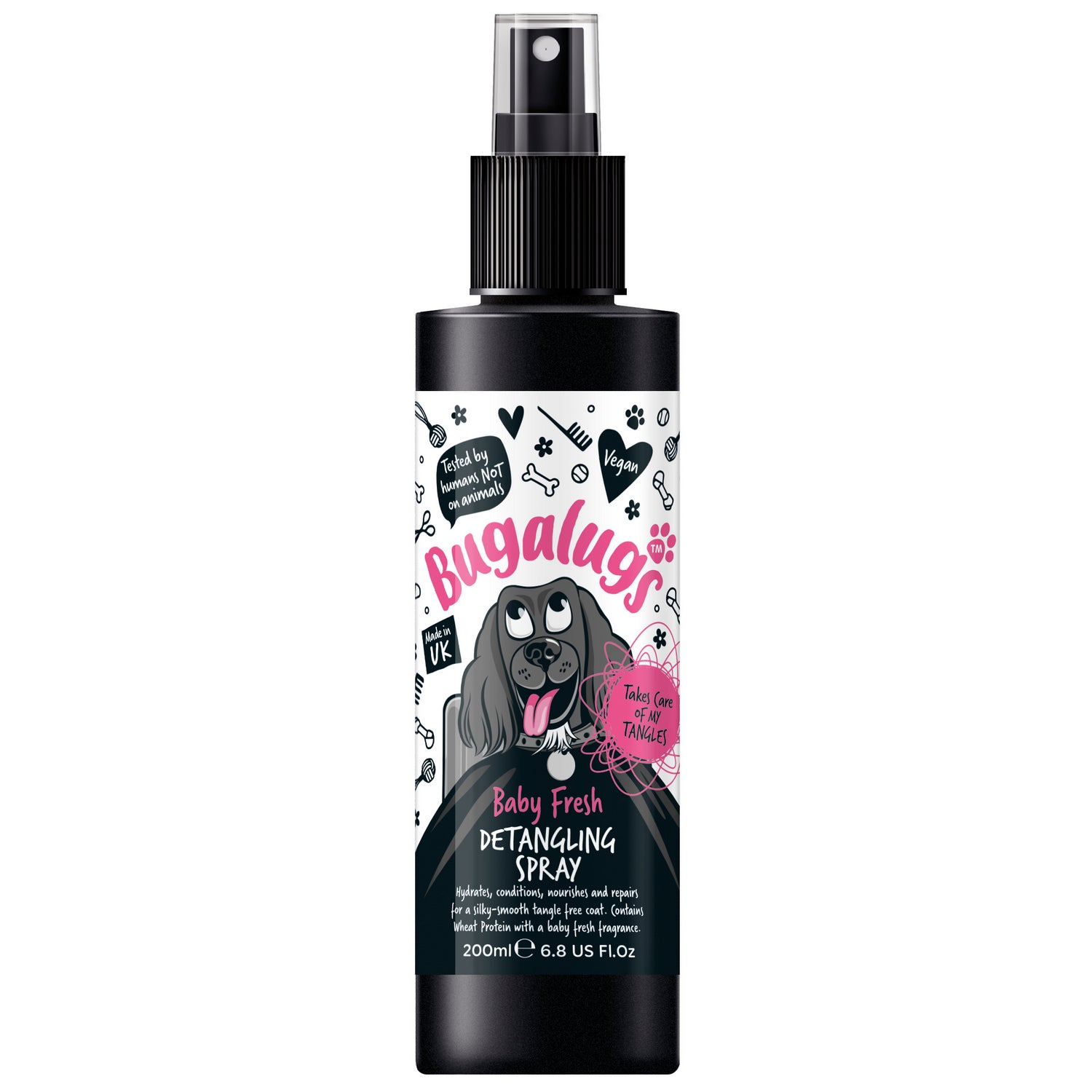 Bugalugs 200ml Baby Fresh Detangle Spray front.jpg