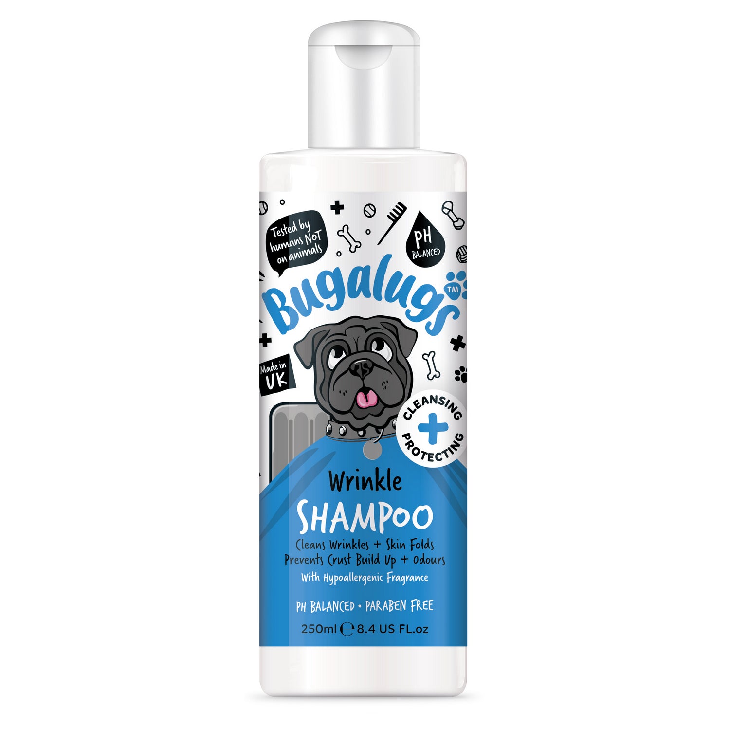 Bugalugs 250ml Wrinkle Shampoo Secondary Images_Front.jpg