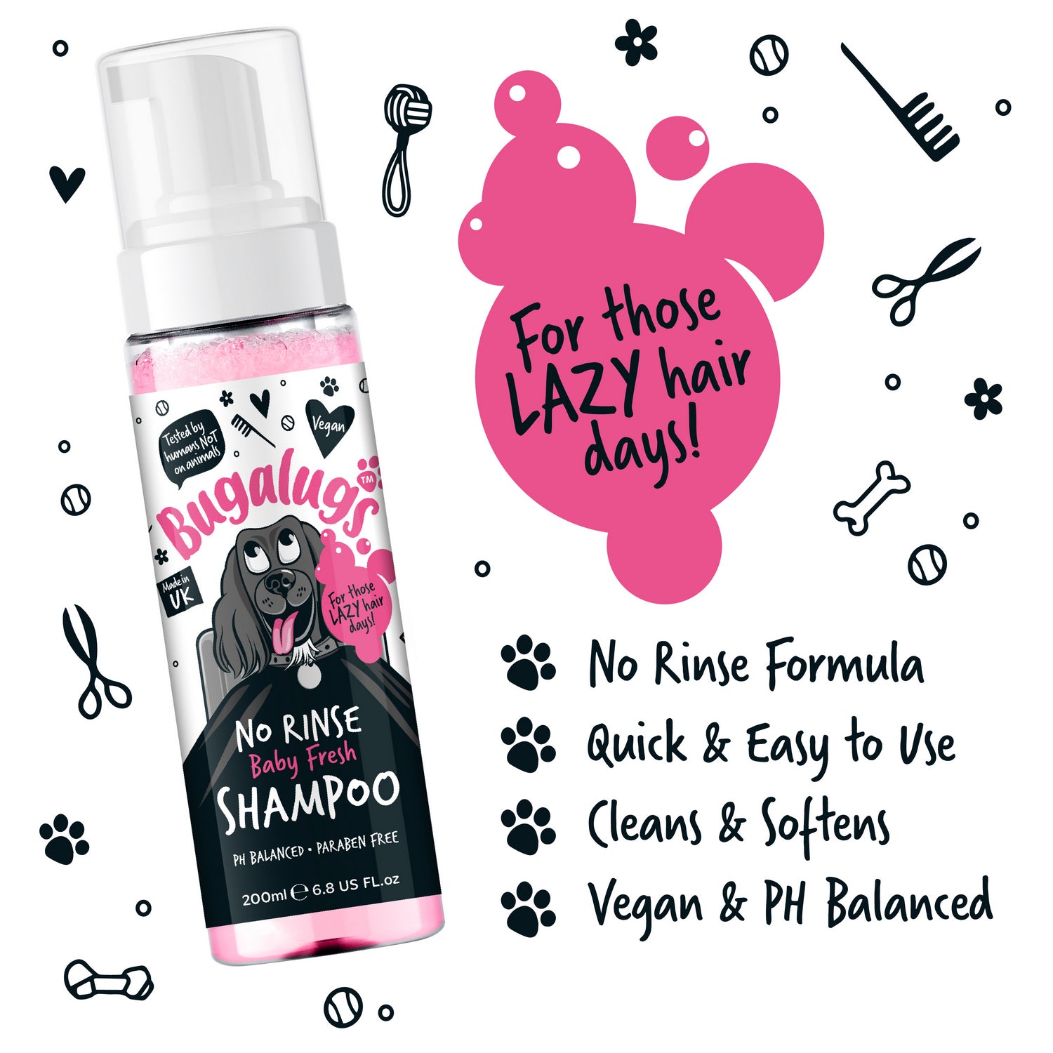 Bugalugs Baby Fresh NO RINSE Dog Shampoo_Big Bubble.jpg