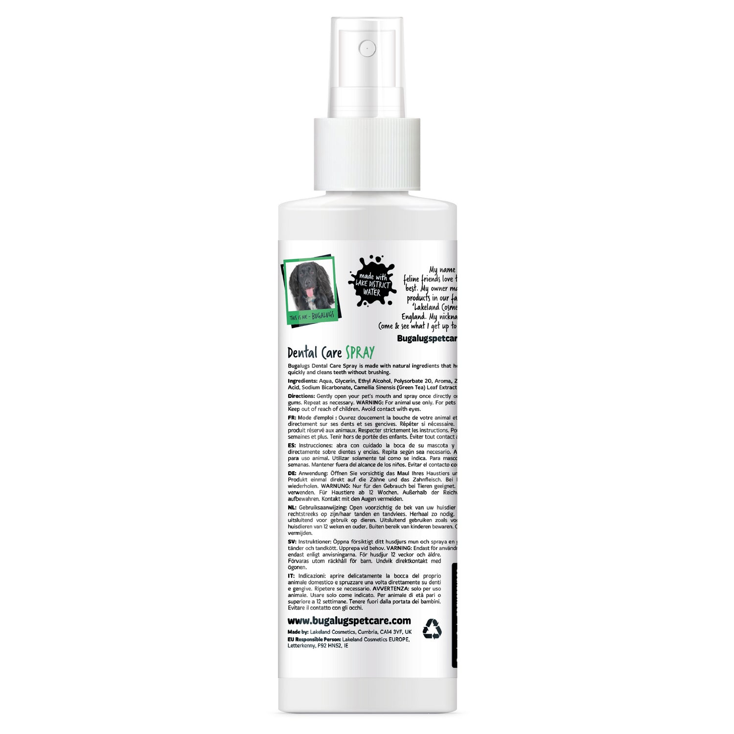 Bugalugs Dental Spray 200ml Dog Cat Secondary images_Back.jpg