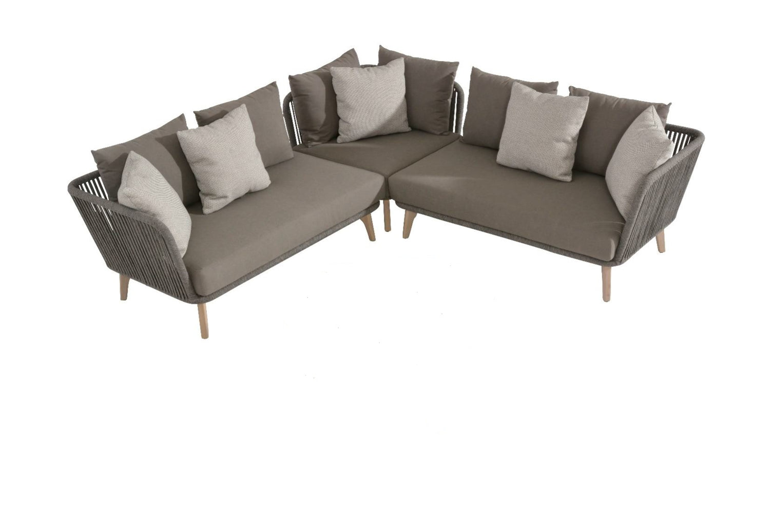 4 Seasons Outdoor Santander Corner Lounge Set with Cushions