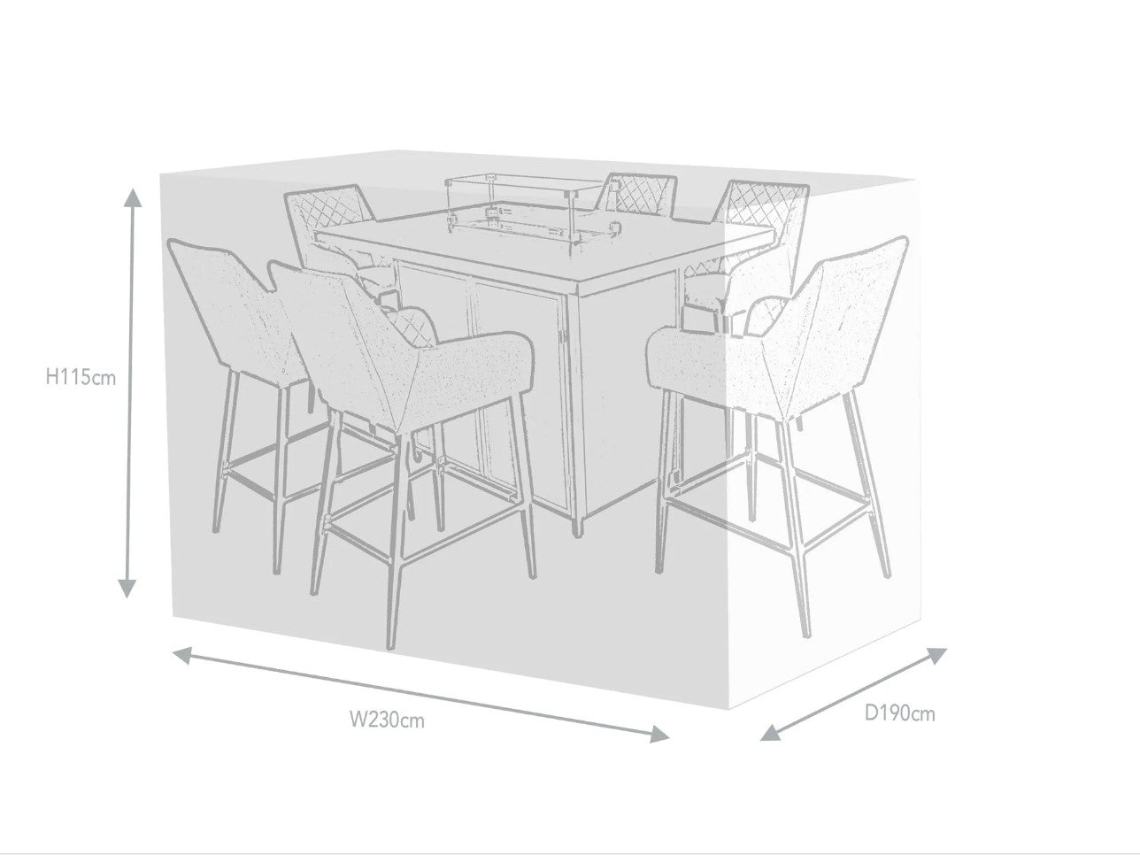 Supremo 6 Seat Rectangular Bar Set Cover Sizes.jpg