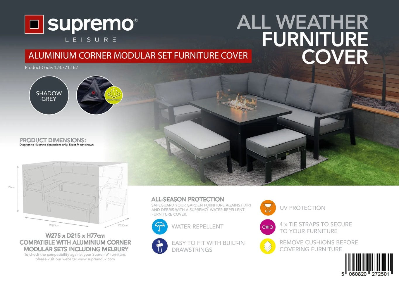 Supremo Aluminium Modular Corner Suite Cover.jpg