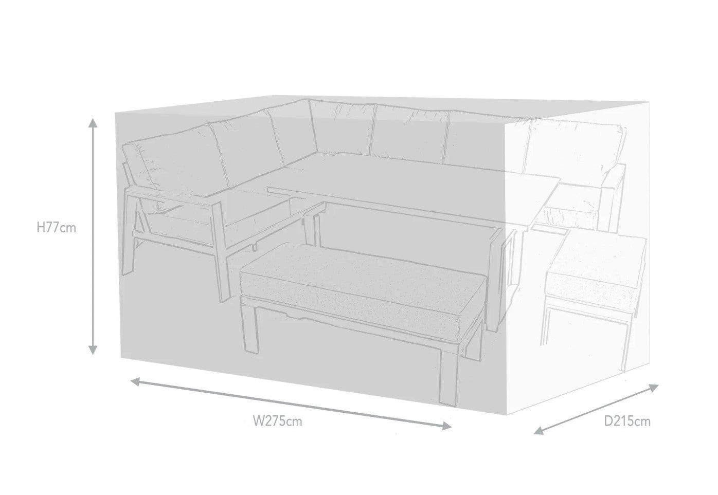 Supremo Aluminium Modular Corner Suite Cover Sizes.jpg