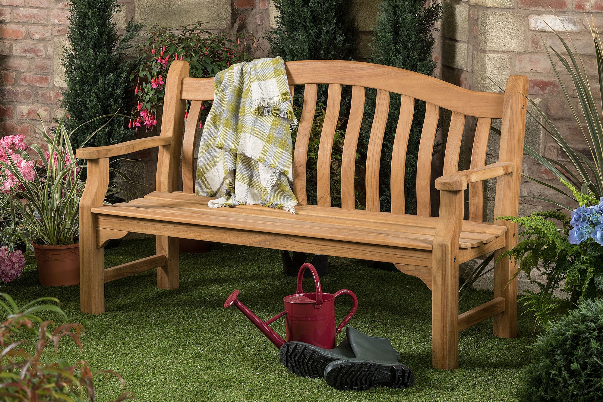 6ft wooden garden bench sale